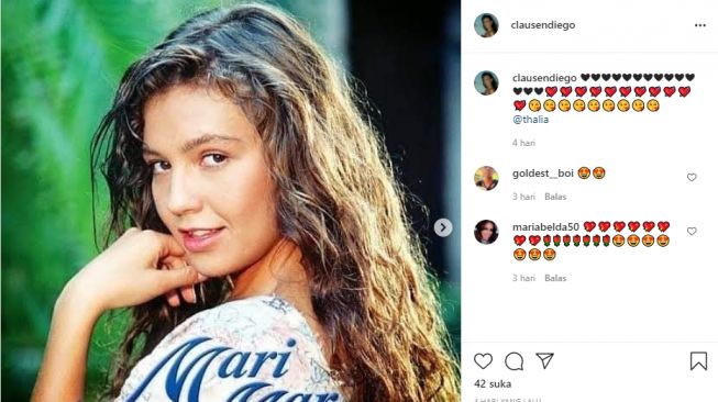  Thalia di Telenovela Populer. [Instagram/clausendiego]