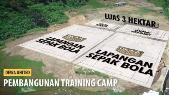 Klub Liga 2 Dewa United Bangun Lapangan Latihan Nerstandar Internasional