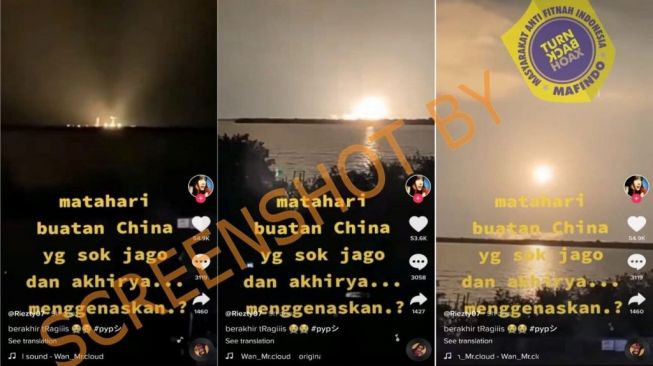 CEK FAKTA: Beredar Video Peluncuran Matahari Buatan China, Benarkah?