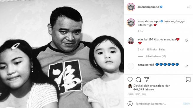 Potret Lawas Amanda Manopo dan Kakak [Instagram]