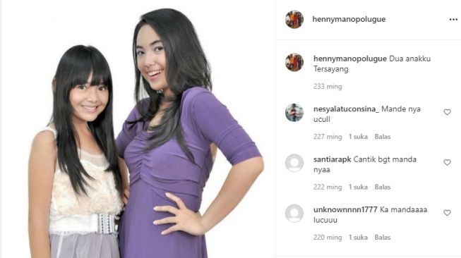 Potret Lawas Amanda Manopo dan Kakak [Instagram]