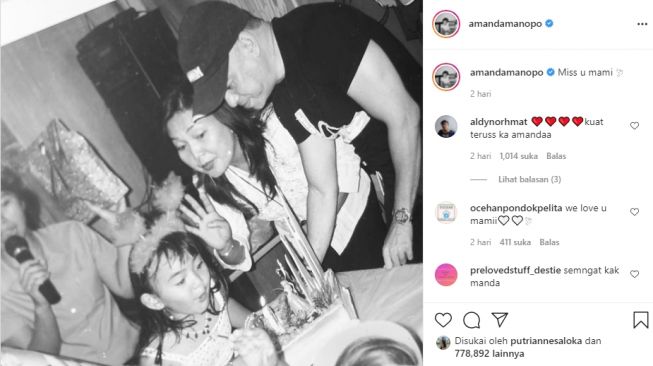 Potret Lawas Amanda Manopo dan Kakak [Instagram]