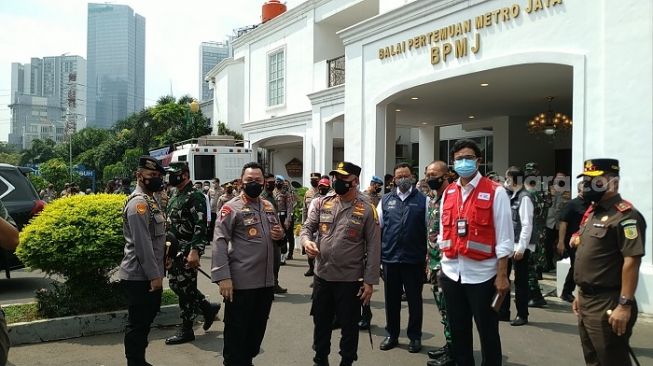 Launching Vaksinasi Merdeka di Polda Metro Jaya: Ibarat Naik Motor Pakai Helm