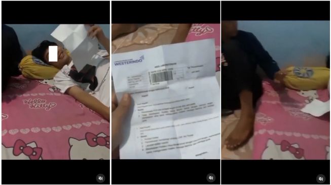 Viral Pria Tunjukan Kertas Hasil Positif Covid-19 (Instagram)