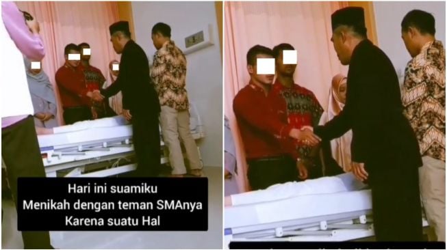 Viral Rekaman Istri Dampingi Suami Menikah Lagi (Instagram)