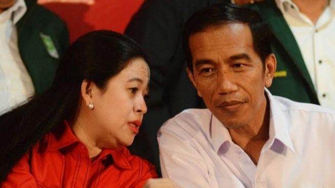 Jokowi dan Puan Maharani. [Terkini.id]
