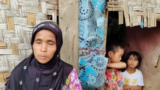 Miris! Gara-Gara Suami, Ibu 40 Tahun Asal Cianjur Terpaksa Tinggal di Rumah Gubuk