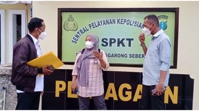 TRC PPA Kaltim membuat laporan ke Polsek Tenggarong Seberang. [Istimewa]