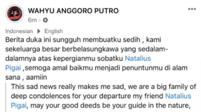 Fakta Natalius Pigai dikabarkan meninggal. (Facebook)