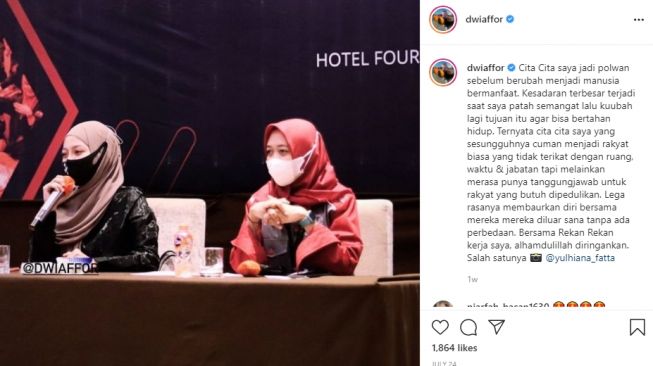 Potret Nurlinda Dwi Sukti, Crazy Rich Makassar. [Instagram]