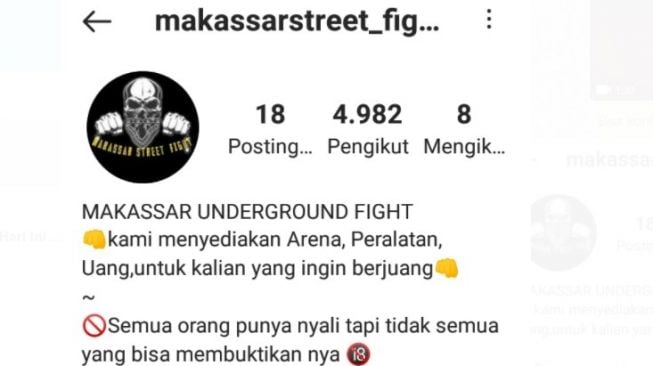 Viral UFC Jalanan di Kota Makassar [SuaraSulsel.id / Istimewa]