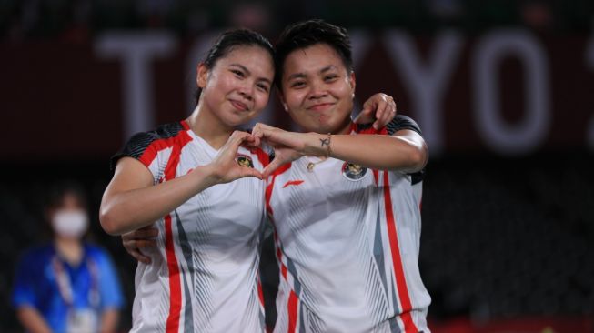 Greysia/Apriani Raih Emas Olimpiade Tokyo, Menpora: Saya Bersyukur dan Bangga