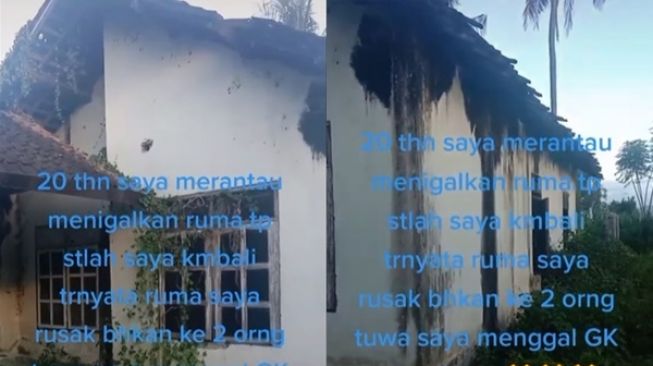 20 Tahun Merantau, Pria Ini Syok Pas Balik: Rumah Rusak, Orang Tua Meninggal