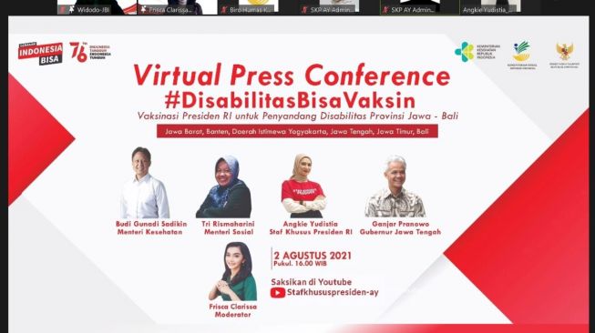 Vaksinasi Covid-19 bagi Penyandang Disabilitas Jadi Prioritas, Kemensos Lakukan Hal Ini