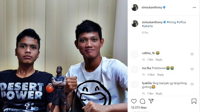 Potret transformasi Anthony Ginting [Instagram]