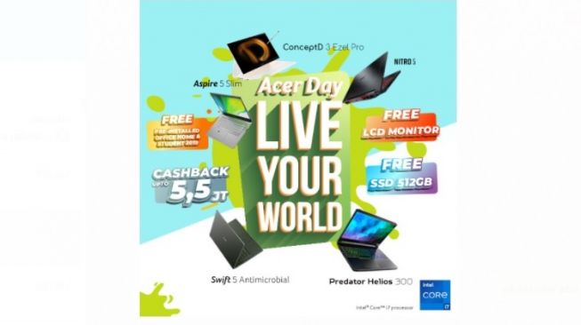 Acer Day Live Your World. [Acer Indonesia]