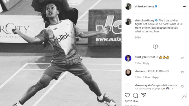 Potret transformasi Anthony Ginting [Instagram]