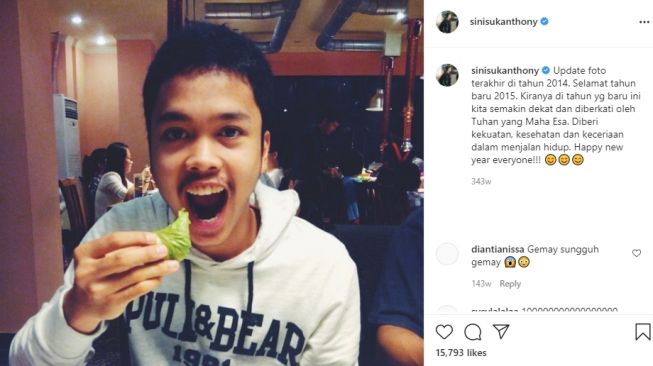 Potret transformasi Anthony Ginting [Instagram]