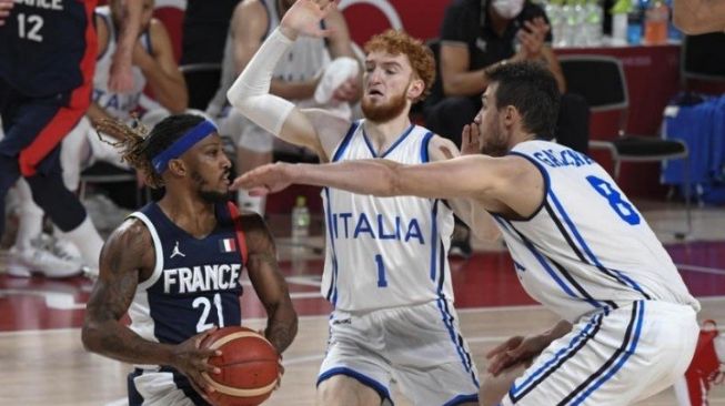 Prancis Ditunggu Slovenia di Semifinal Bola Basket Putra