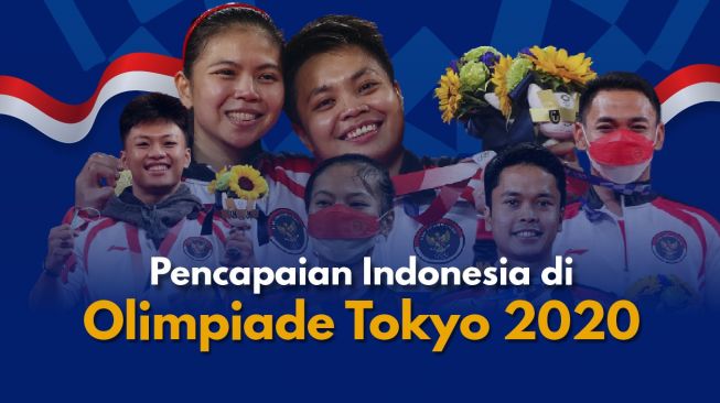 INFOGRAFIS: Pencapaian Indonesia di Olimpiade Tokyo 2020