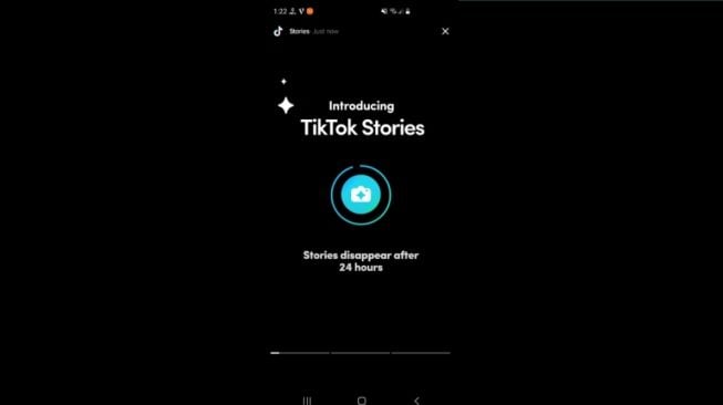 TikTok Menguji Fitur Stories Mirip Snapchat