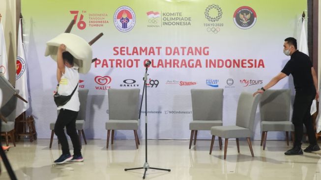 Terapkan Prokes, Menpora Jemput Kloter Terakhir Kontingen Indonesia Olimpiade Tokyo 2020