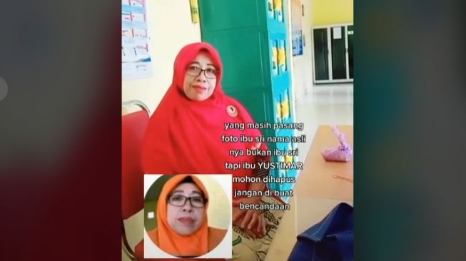 Klarifikasi sosok Bu Sri yang viral di TikTok. (TikTok)