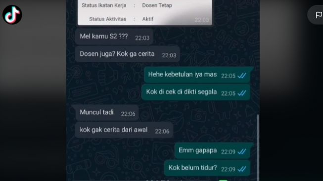 Ditinggal gebetan gegara status pendidikan dan pekerjaan (tiktok)