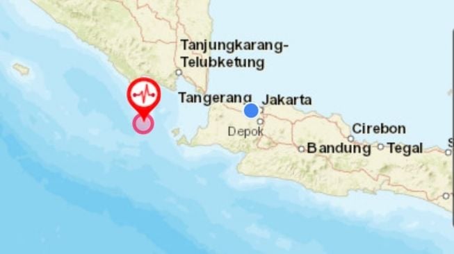 Lampung gempa. Lampung gempa 5,5 SR dengan pusat gempa dekat dengan Ujung Kulon Banten, di kawasan 106 km Barat Daya Tanggamus-Lampung. 