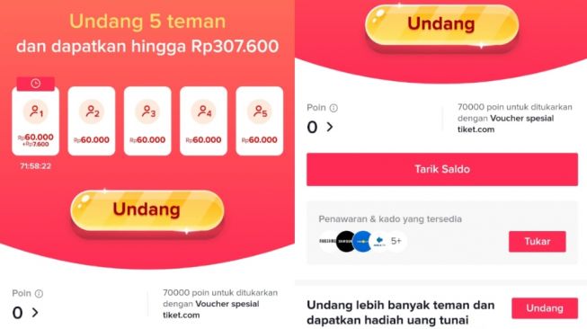 Cara Pakai Kode Undangan Tiktok Bisa Dapat Rp 300 Ribu