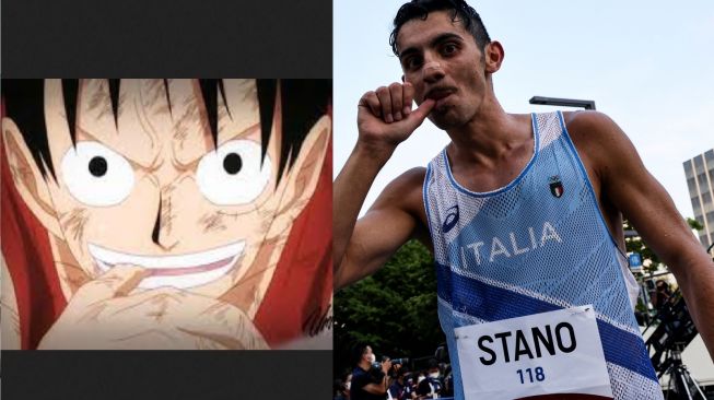 Massimo Stano, Atlet Italia Peraih Medali Emas Sambil Berpose "Gear Third" Luffy