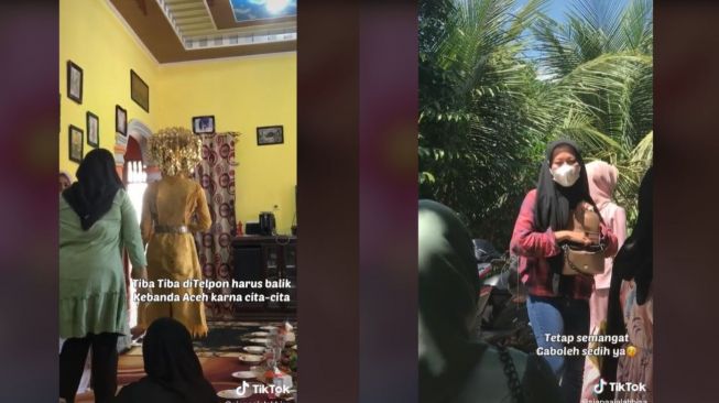 Curhat Wanita Batal Hadir Pernikahan Kakak Demi Mengejar Cita-Cita (tiktok.com/@siapaajalahbisa)