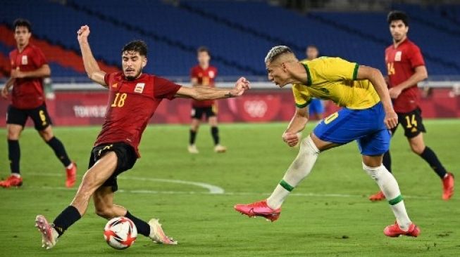 Spanyol Berlutut dengan Skor 2-1, Brasil Sabet Emas Olimpiade Tokyo