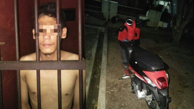 Maling Motor di Lampung Utara, Polisi Ciduk Pria Asal Bukit Kemuning Ini