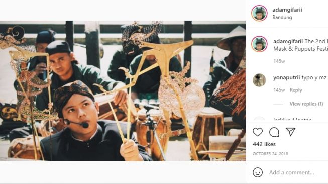 Potret Adam Gifari anak Rhoma Irama. [Instagram]