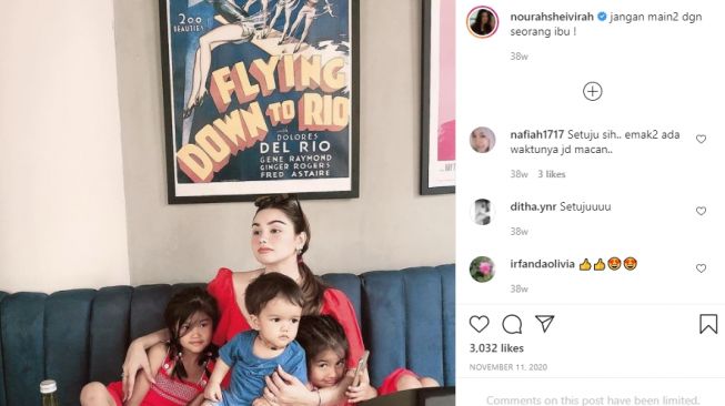 Potret Nurah Syahfirah Ibu Sambung Teuku Rassya. [Instagram]