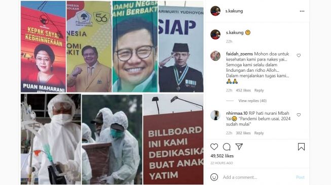 Gus Mus Sindir Maraknya Baliho Tokoh Politik, Warganet: Disindir Mbah Yai Lho, Gak Berkah