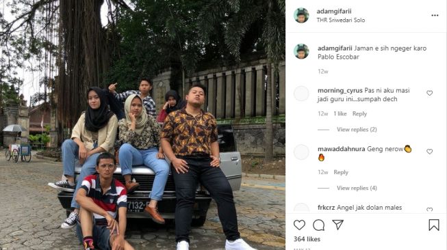 Potret Adam Gifari anak Rhoma Irama. [Instagram]