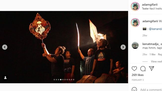 Potret Adam Gifari anak Rhoma Irama. [Instagram]