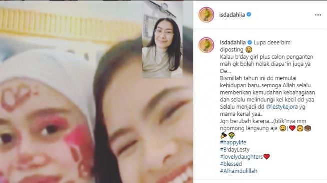 Lesty Kejora dan Iis Dahlia (Instagram)