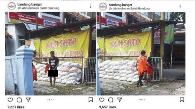 Viral Pengemudi Ojol Beri Pakaiannya ke ODGJ di Pinggir Jalan