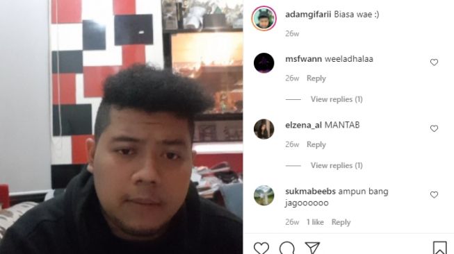 Potret Adam Gifari anak Rhoma Irama. [Instagram]
