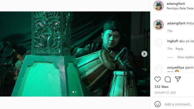 Potret Adam Gifari anak Rhoma Irama. [Instagram]