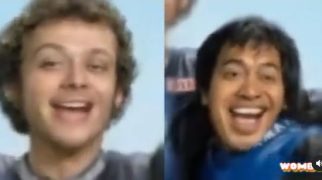 Potret Komeng bareng Valentino Rossi [Instagram]