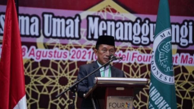 Musyawarah Daerah VIII Majelis Ulama Indonesia (MUI) Sulsel yang berlangsung di Hotel Four Point by Sheraton Makassar sejak Sabtu, 7 Agustus 2021 hingga Minggu, 8 Agustus 2021 [SuaraSulsel.id / Istimewa]