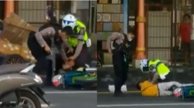 Viral Video Polisi Kejar Pemotor Pelanggar Lalu Lintas di Sukoharjo