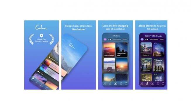 Calm - Meditate, Sleep, Relax. [Google Play Store]