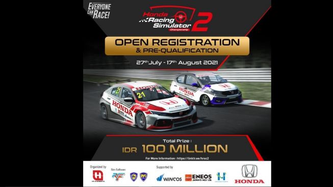Balap Honda seru dalam Honda Racing Simulator Championship 2021 [PT HPM].
