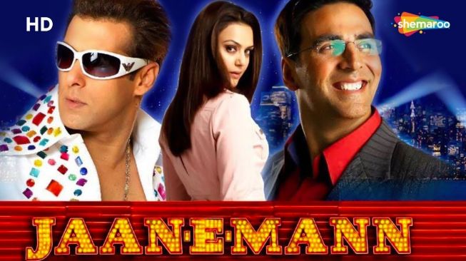 Jaan-E-Maan dibintangi Salman Khan, Akshay Kumar dan Preity Zinta.