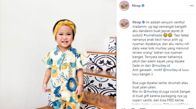 Potret rumah baru Fitri Tropica